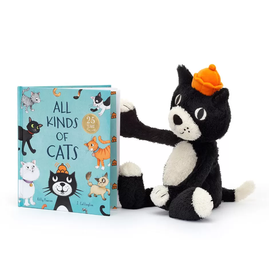 Jellycat Book & Toy Sets | 25th Anniversary<All Kinds Of Cats Book And Jack Medium