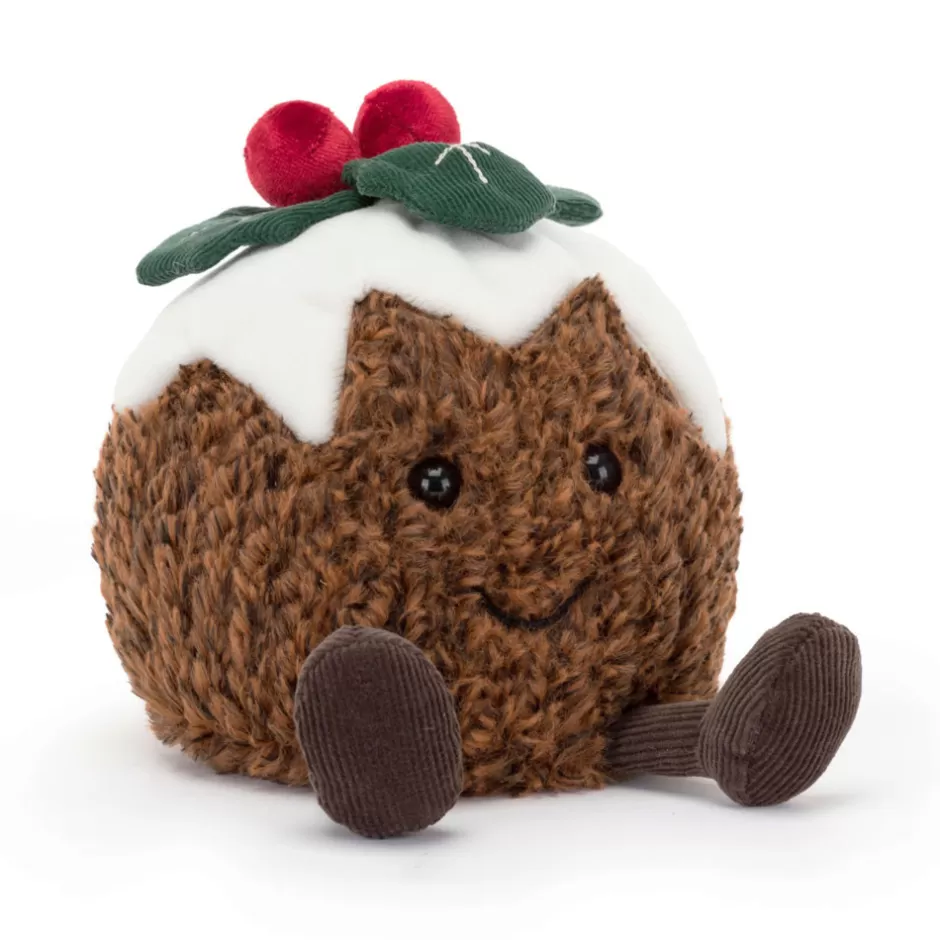 Jellycat Amuseables Food & Drink | Food & Drink<Amuseables Christmas Pudding