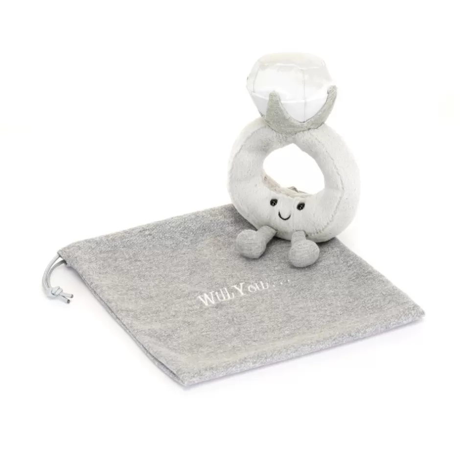 Jellycat Amuseables Objects | Personalised Amuseables<Amuseables Diamond Ring With Personalised Bag