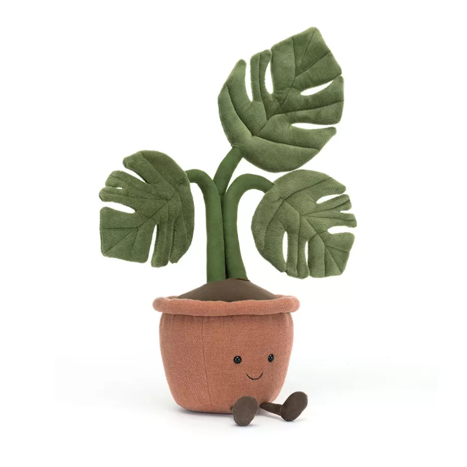 Jellycat Amuseables Plants & Woodland | Birthday Gifts<Amuseables Monstera Plant