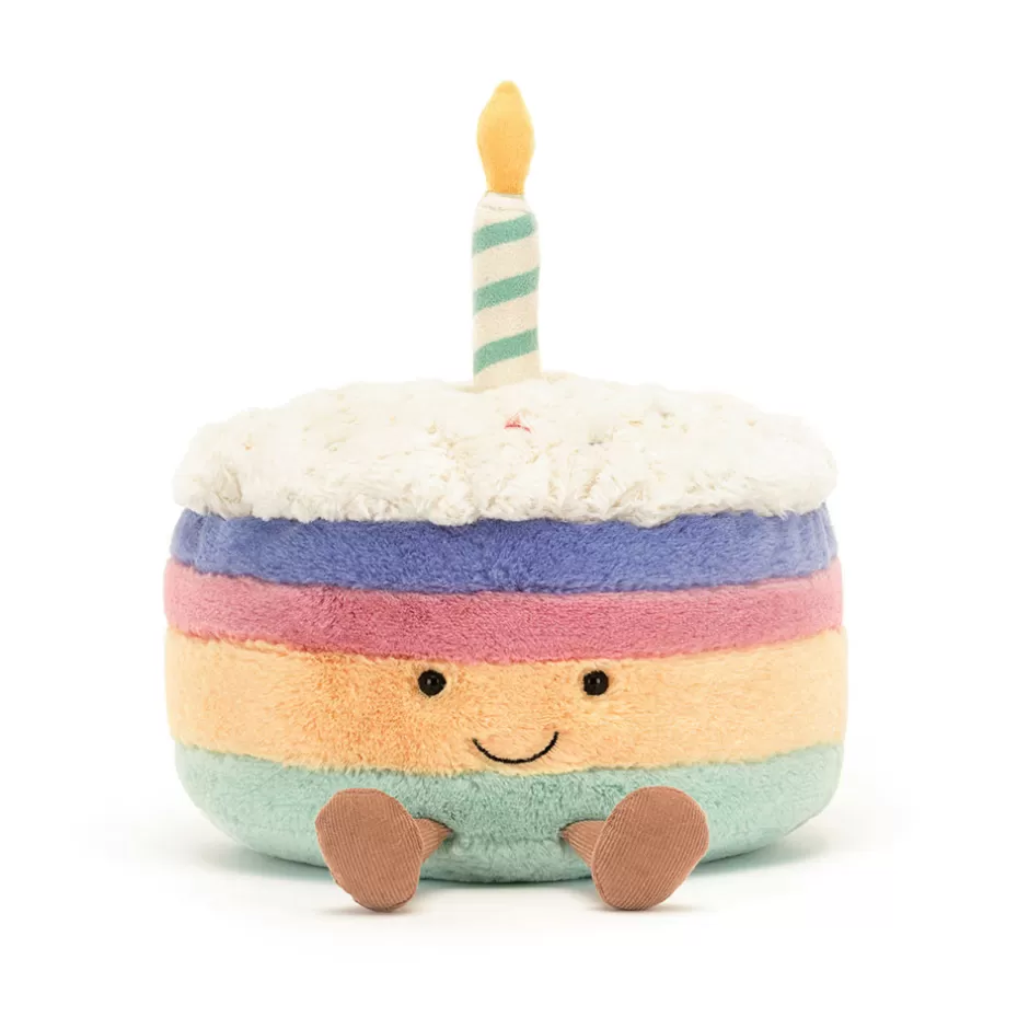 Jellycat Amuseables Food & Drink | Birthday Gifts<Amuseables Rainbow Birthday Cake