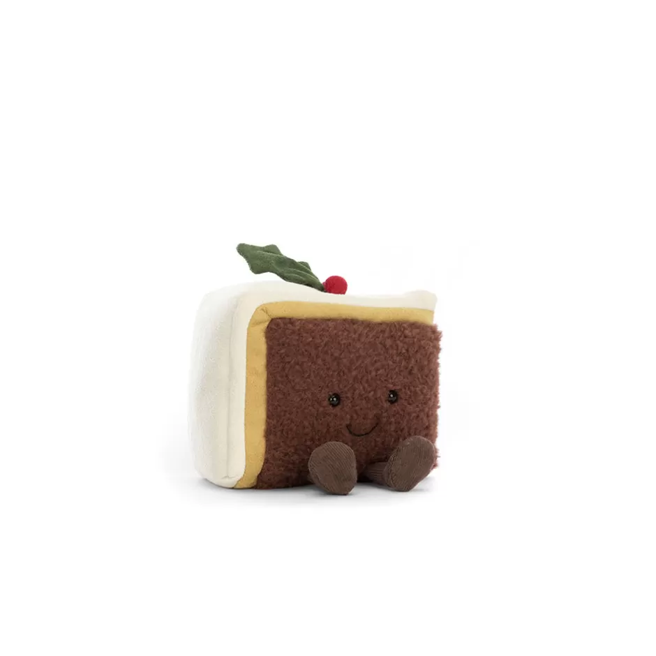 Jellycat Amuseables Food & Drink | Food & Drink<Amuseables Slice Of Christmas Cake