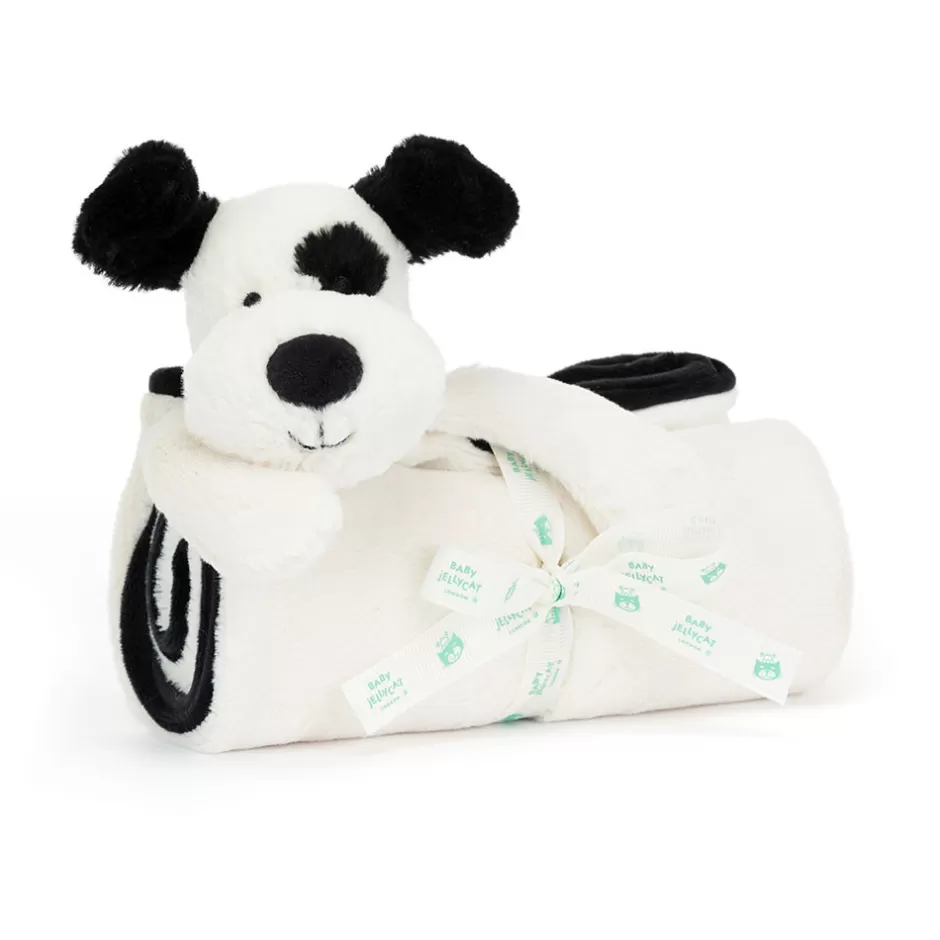 Jellycat Blankets, Comforters & Soothers<Bashful Black & Cream Puppy Blankie