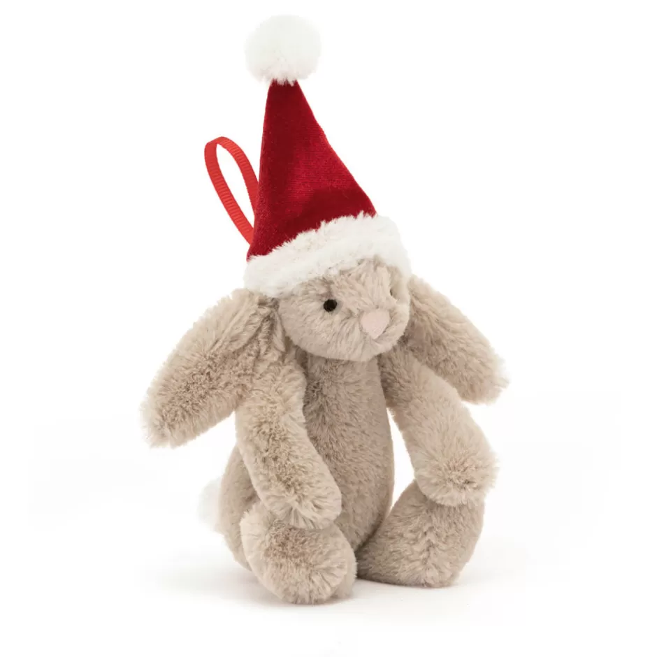 Jellycat Bunnies | Pets<Bashful Christmas Bunny Decoration