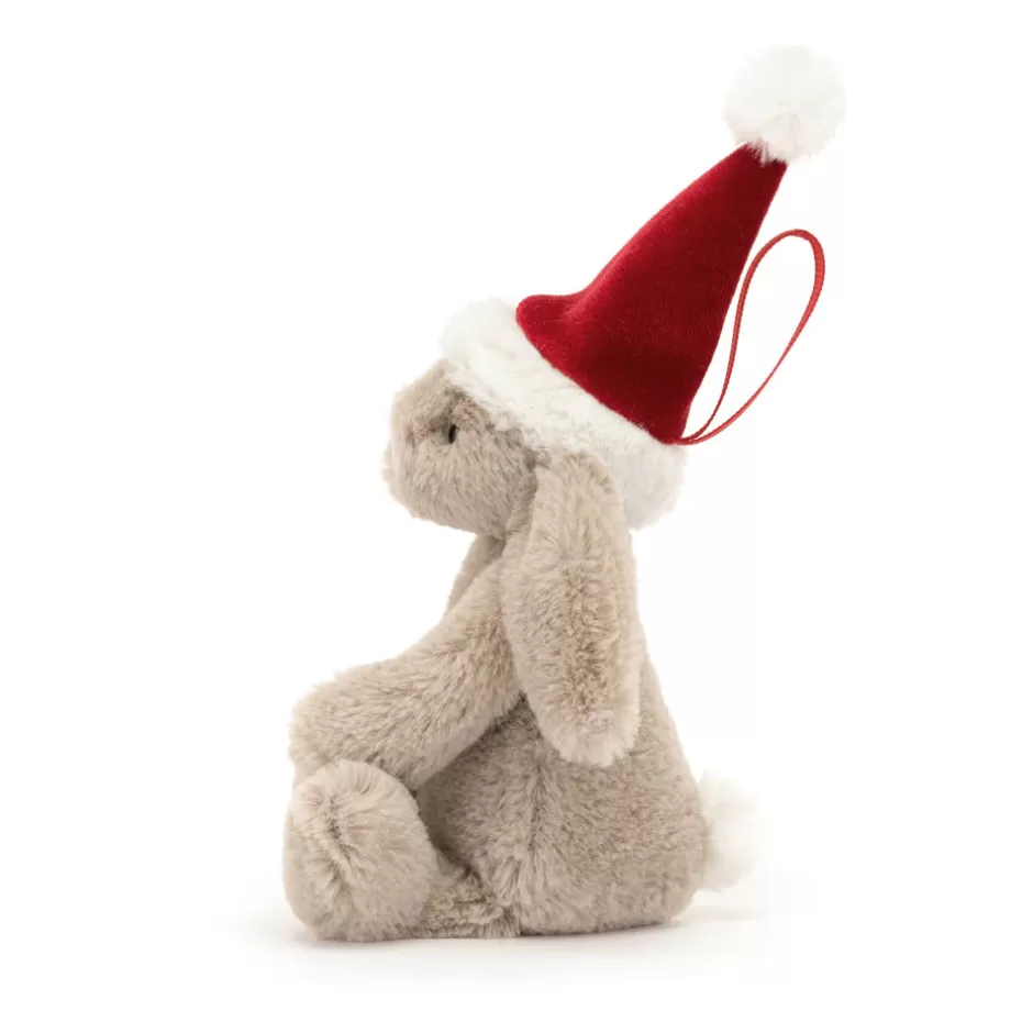 Jellycat Bunnies | Pets<Bashful Christmas Bunny Decoration