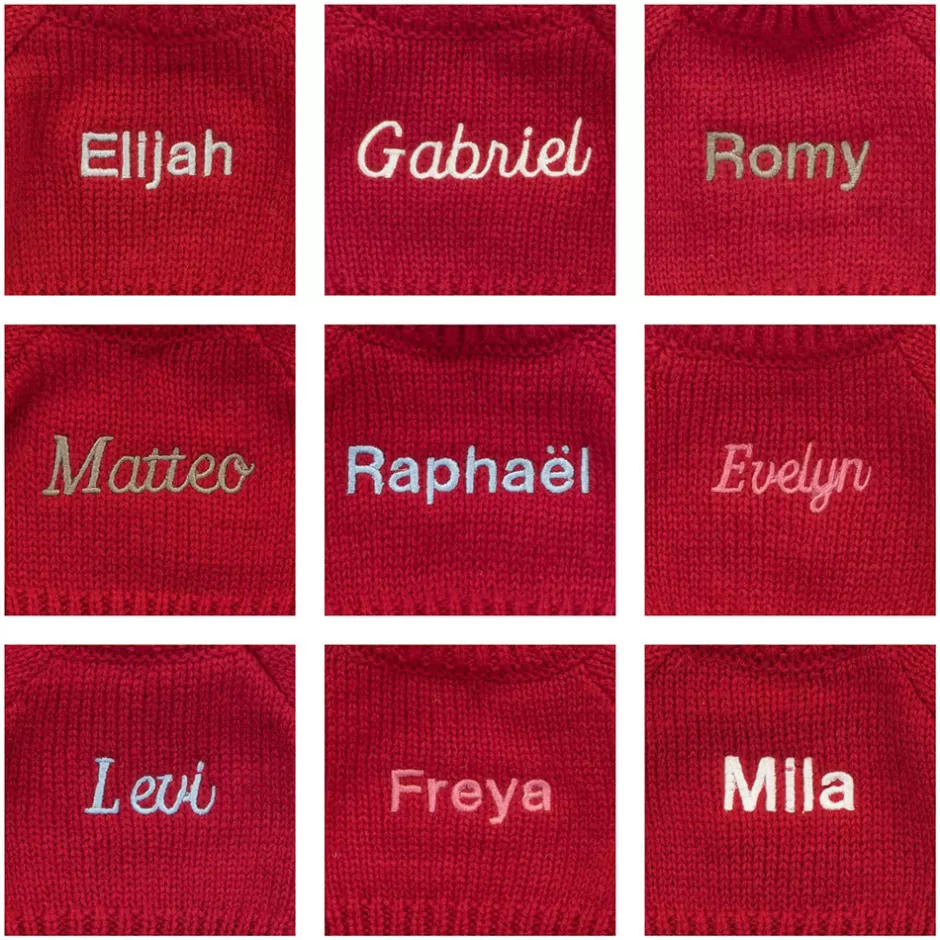 Jellycat Personalised Jumpers | Bashful Bunnies<Bashful Cottontail Bunny With Personalised Red Jumper