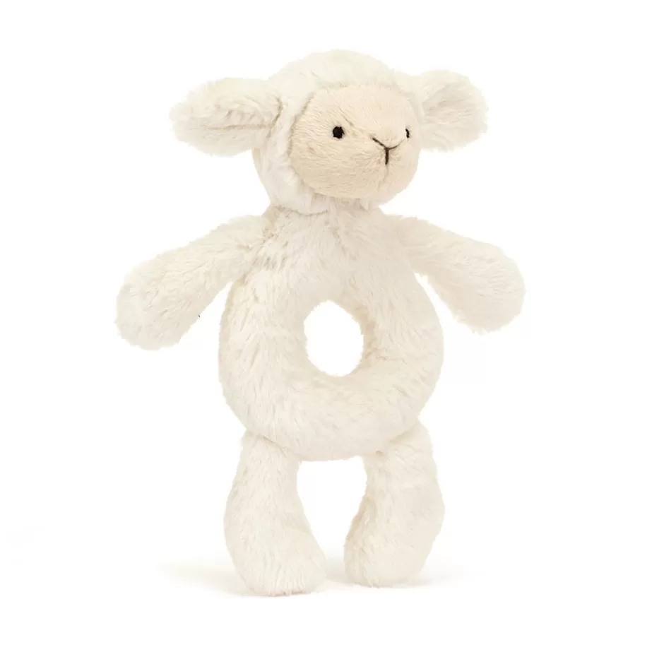 Jellycat Nursery & Activity Toys<Bashful Lamb Ring Rattle