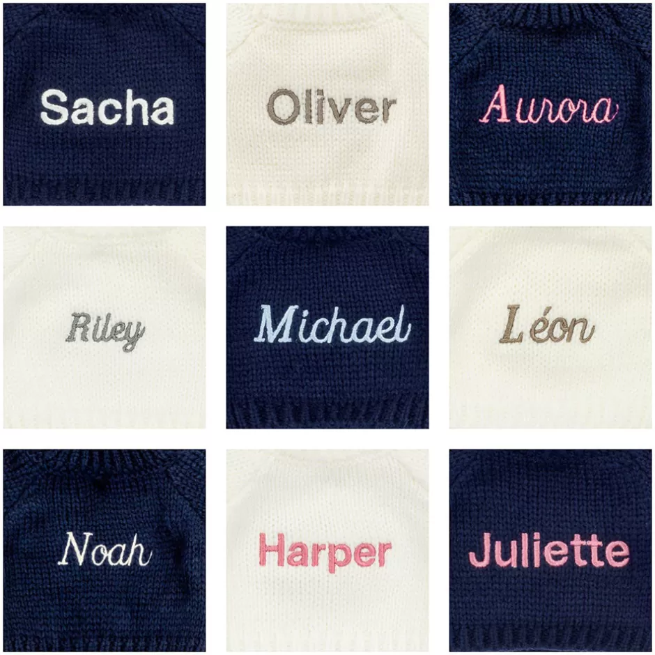 Jellycat Personalised Jumpers | Bashful Bunnies<Bashful Moss Bunny With Personalised Navy Jumper