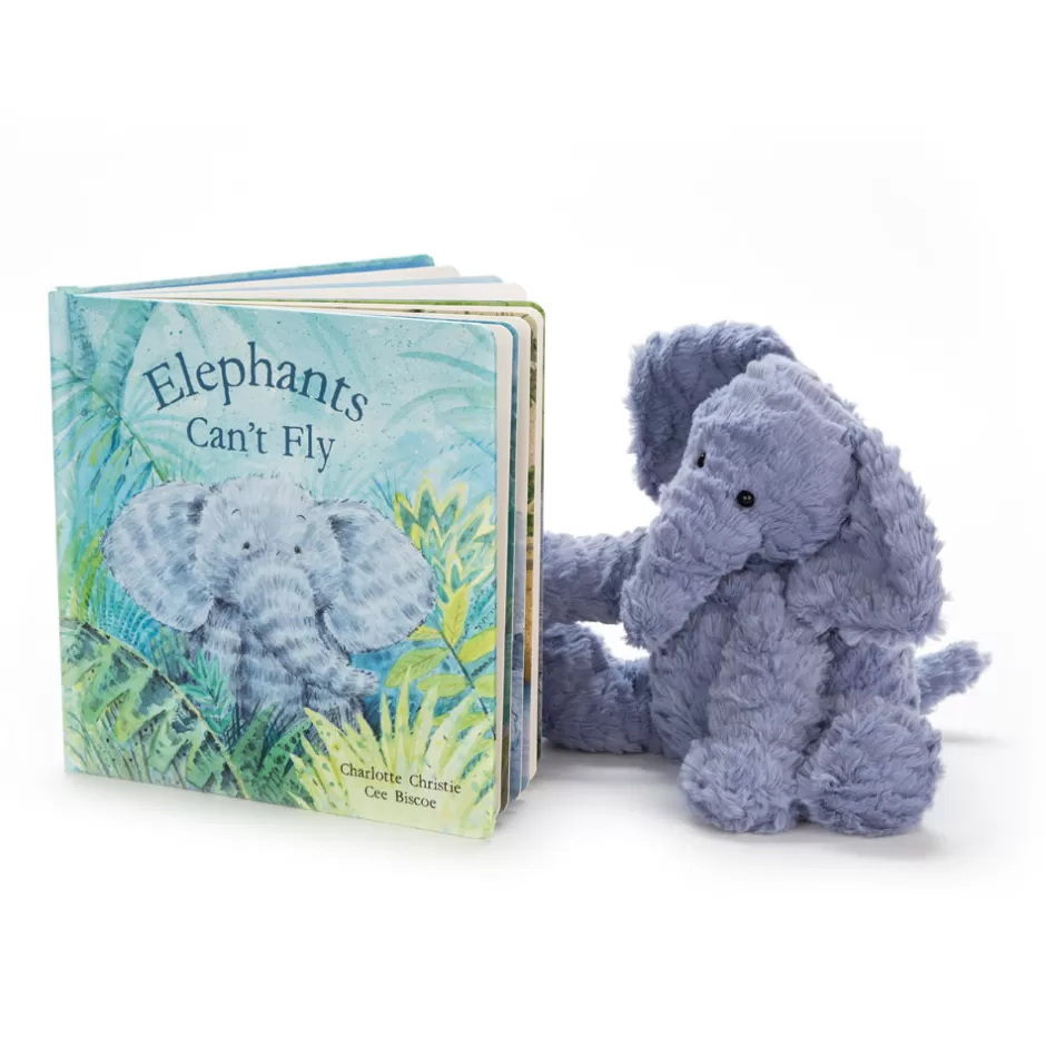 Jellycat Book & Toy Sets<Elephants Can't Fly Book And Fuddlewuddle Elephant Medium