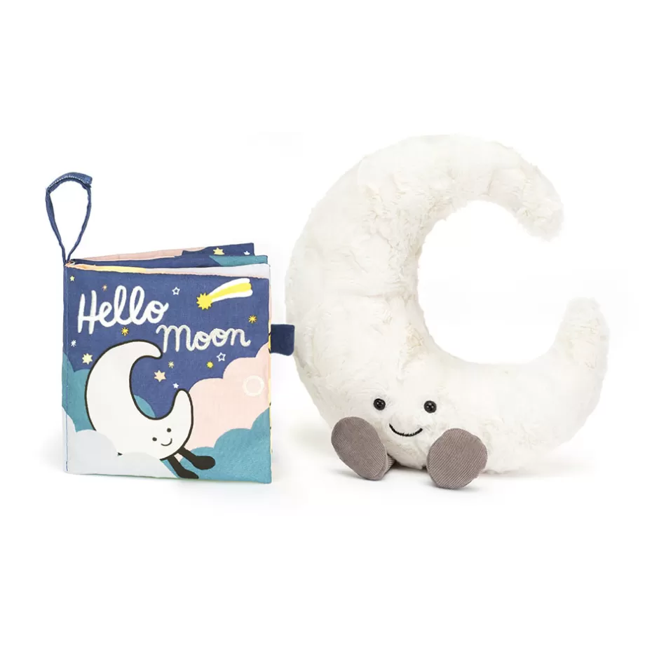 Jellycat Book & Toy Sets<Hello Moon Fabric Book And Amuseables Moon Medium