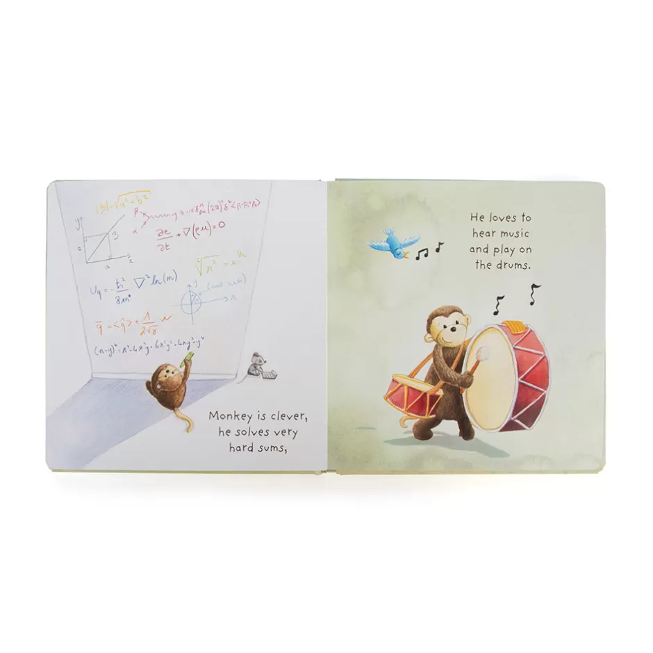 Jellycat Story Books<I Know A Monkey Book