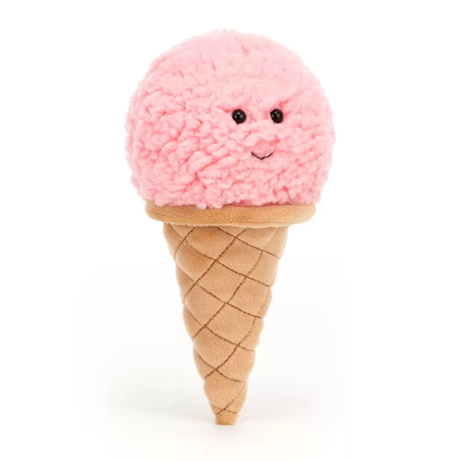 Jellycat Amuseables Food & Drink | Food & Drink<Irresistible Ice Cream Strawberry