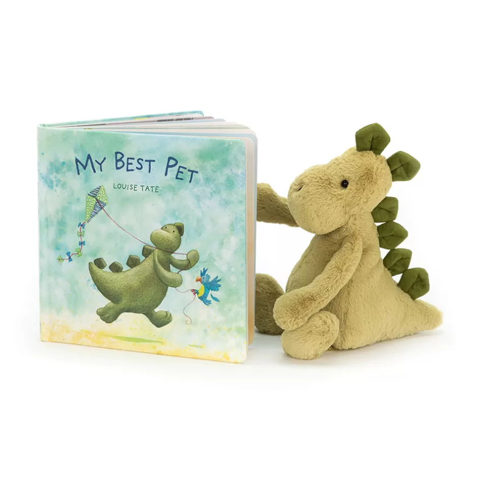 Jellycat Book & Toy Sets<My Best Pet Book And Bashful Dino Medium