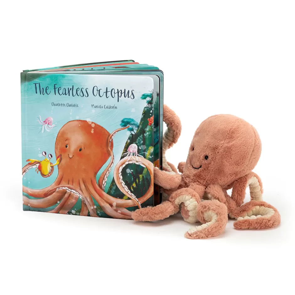 Jellycat Book & Toy Sets<Odell, The Fearless Octopus Book And Odell Octopus Little