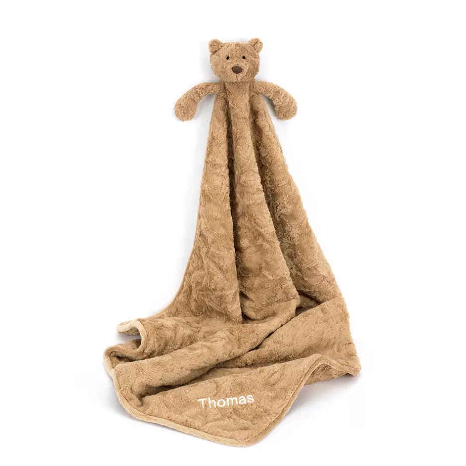 Jellycat Blankets, Comforters & Soothers | Personalised Baby<Personalised Bartholomew Bear Blankie