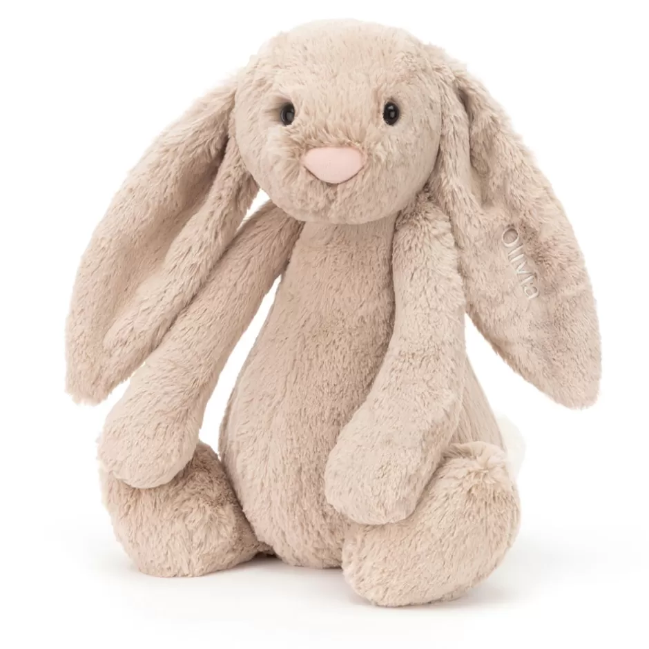 Jellycat Personalised Baby | Personalised Bunnies<Personalised Bashful Beige Bunny Huge