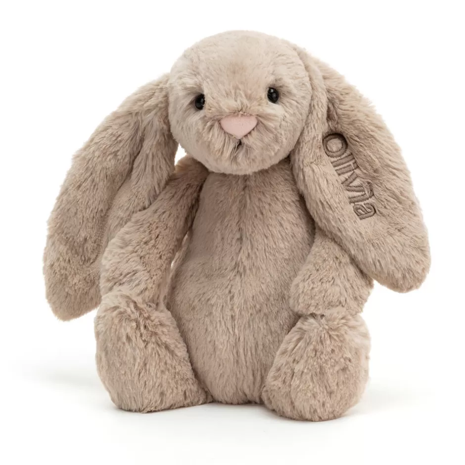 Jellycat Personalised Baby | Personalised Bunnies<Personalised Bashful Beige Bunny Medium