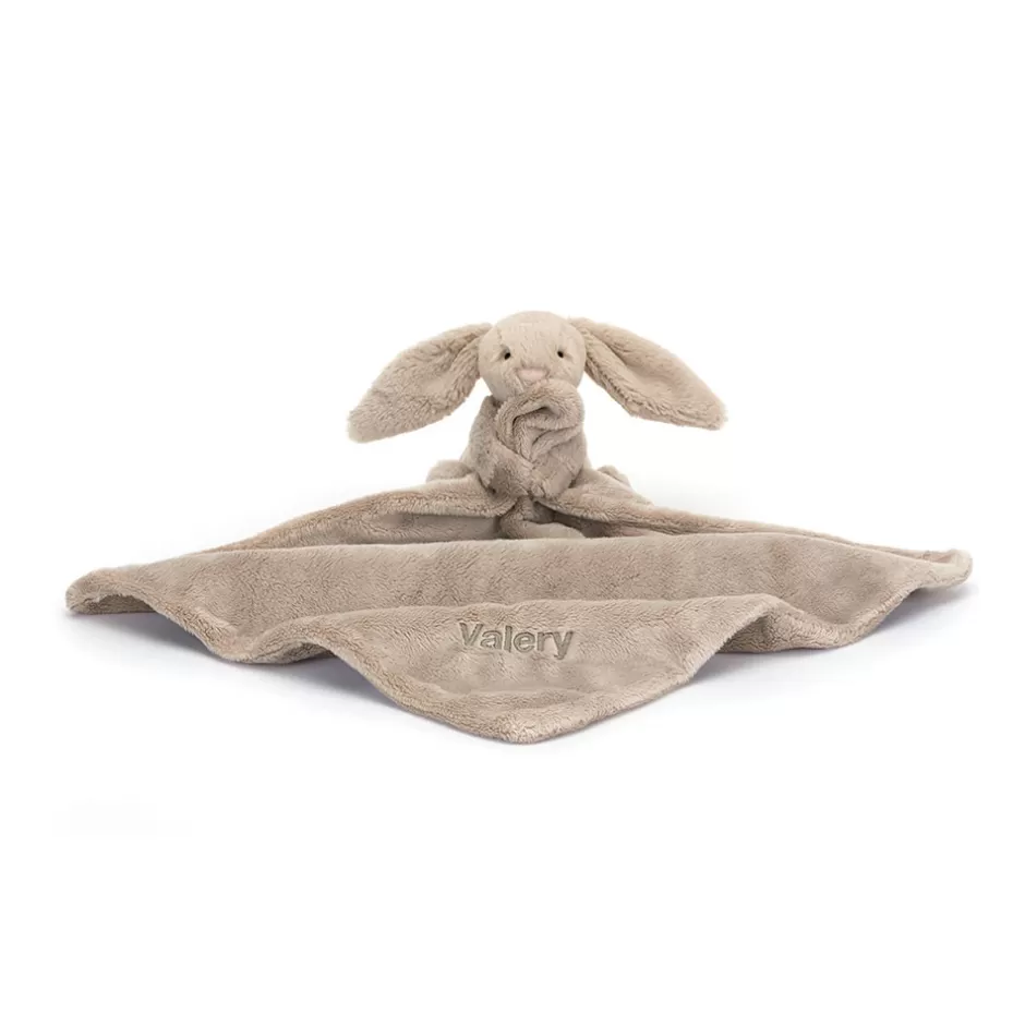 Jellycat Blankets, Comforters & Soothers | Personalised Baby<Personalised Bashful Beige Bunny Soother