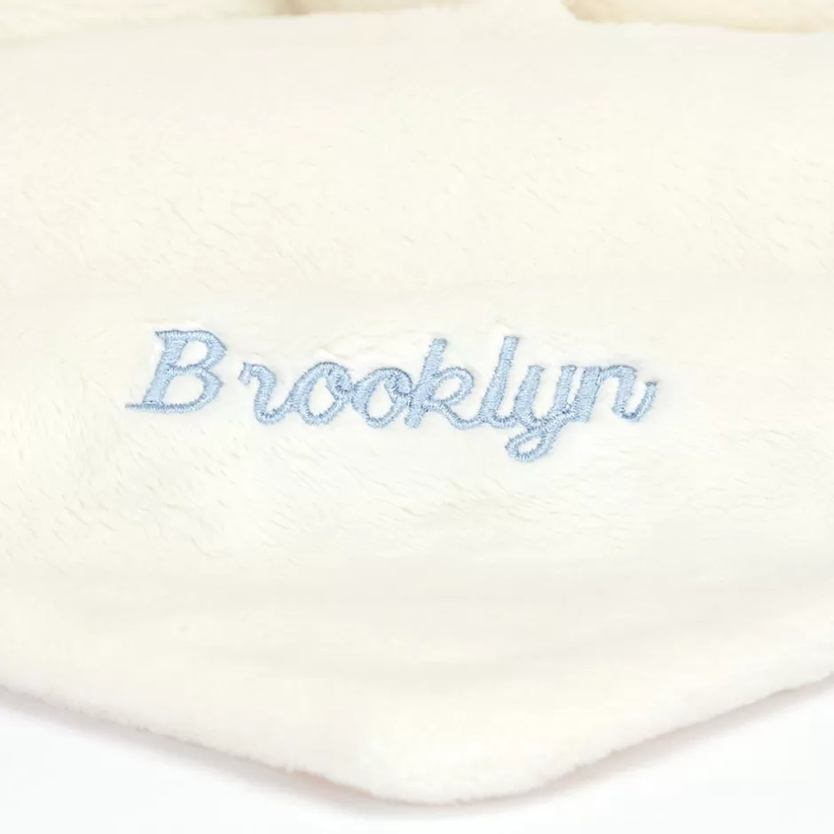 Jellycat Blankets, Comforters & Soothers | Personalised Baby<Personalised Bashful Black & Cream Puppy Soother