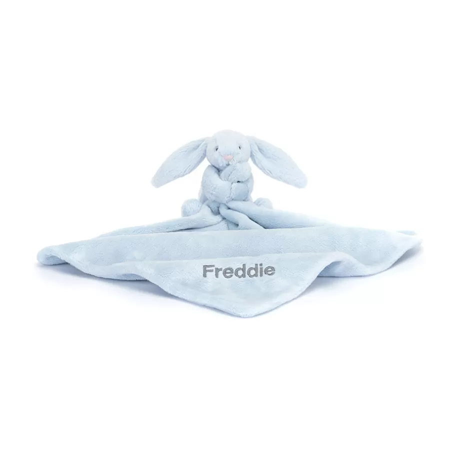 Jellycat Blankets, Comforters & Soothers | Personalised Baby<Personalised Bashful Blue Bunny Soother