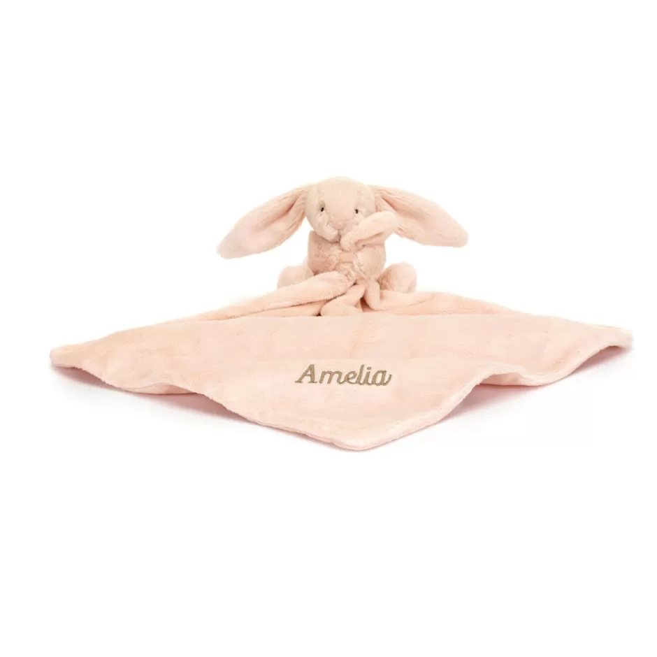 Jellycat Blankets, Comforters & Soothers | Personalised Baby<Personalised Bashful Blush Bunny Soother