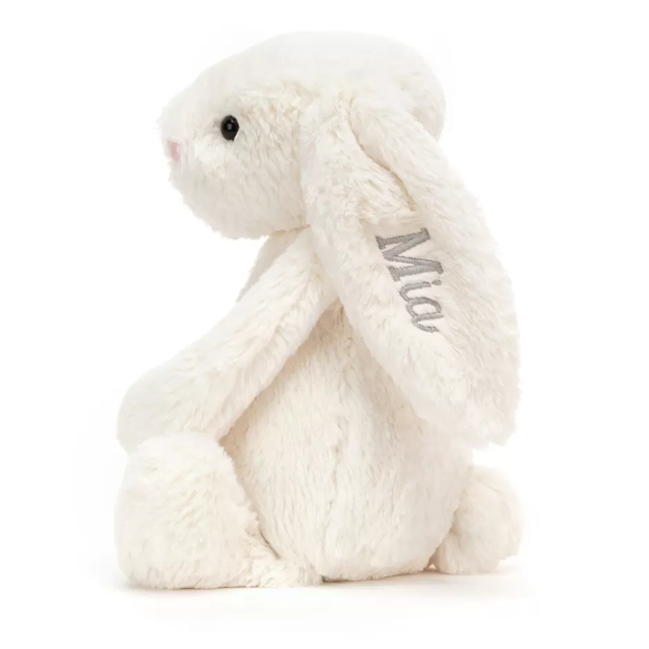 Jellycat Personalised Bunnies | Bashful Bunnies<Personalised Bashful Cream Bunny Medium