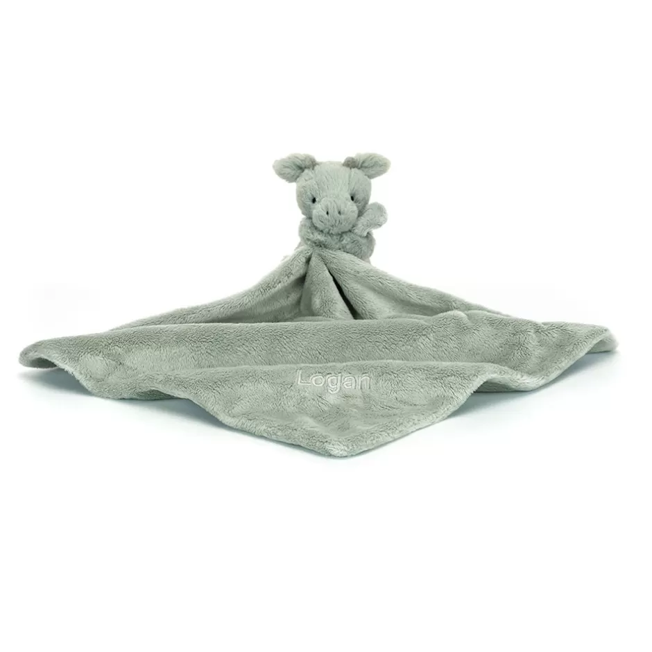 Jellycat Blankets, Comforters & Soothers | Personalised Baby<Personalised Bashful Dragon Soother