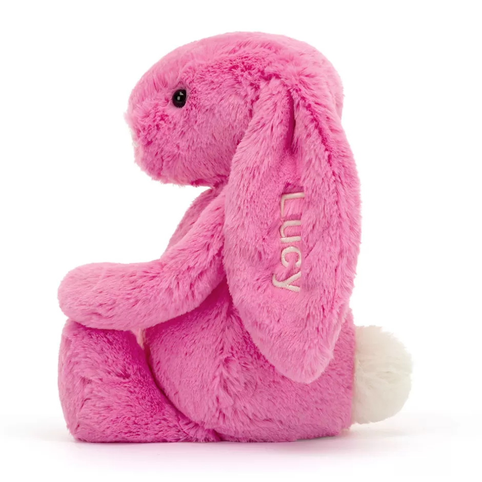 Jellycat Personalised Bunnies | Bashful Bunnies<Personalised Bashful Hot Pink Bunny Medium