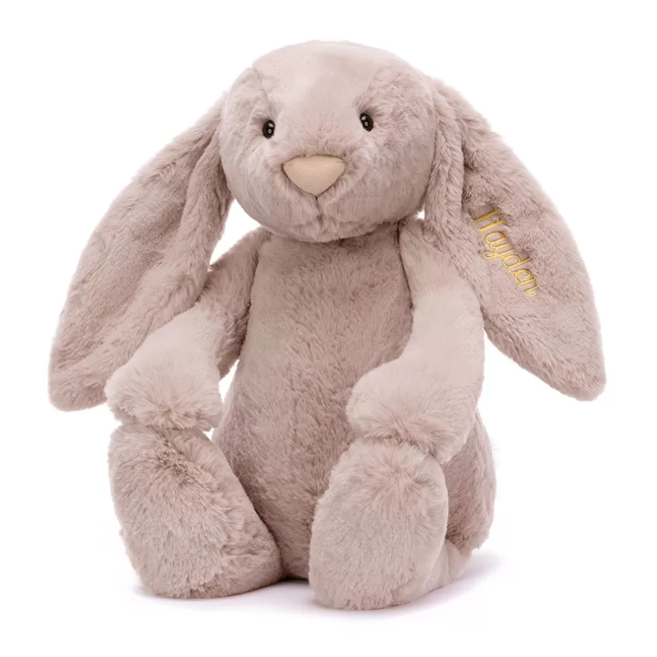 Jellycat Personalised Bunnies | Birthday Gifts<Personalised Bashful Luxe Bunny Rosa Huge