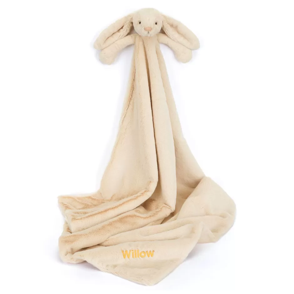 Jellycat Blankets, Comforters & Soothers | Personalised Baby<Personalised Bashful Luxe Bunny Willow Blankie