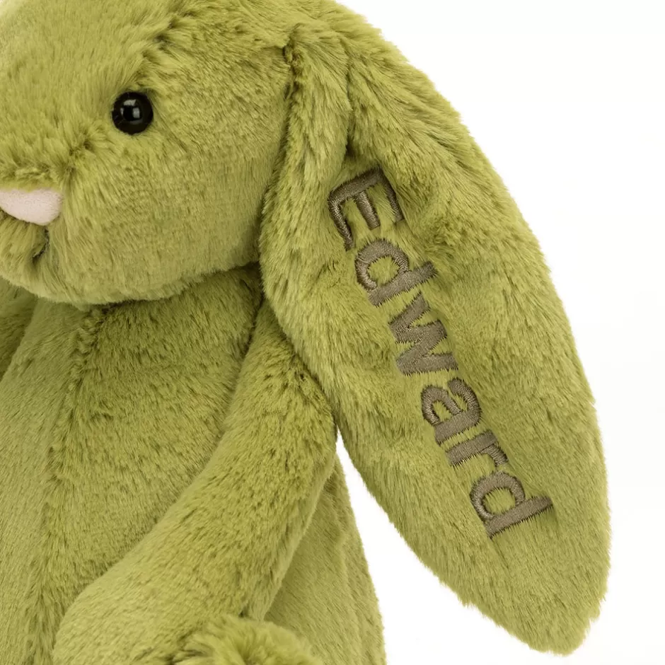 Jellycat Personalised Bunnies | Bashful Bunnies<Personalised Bashful Moss Bunny Medium