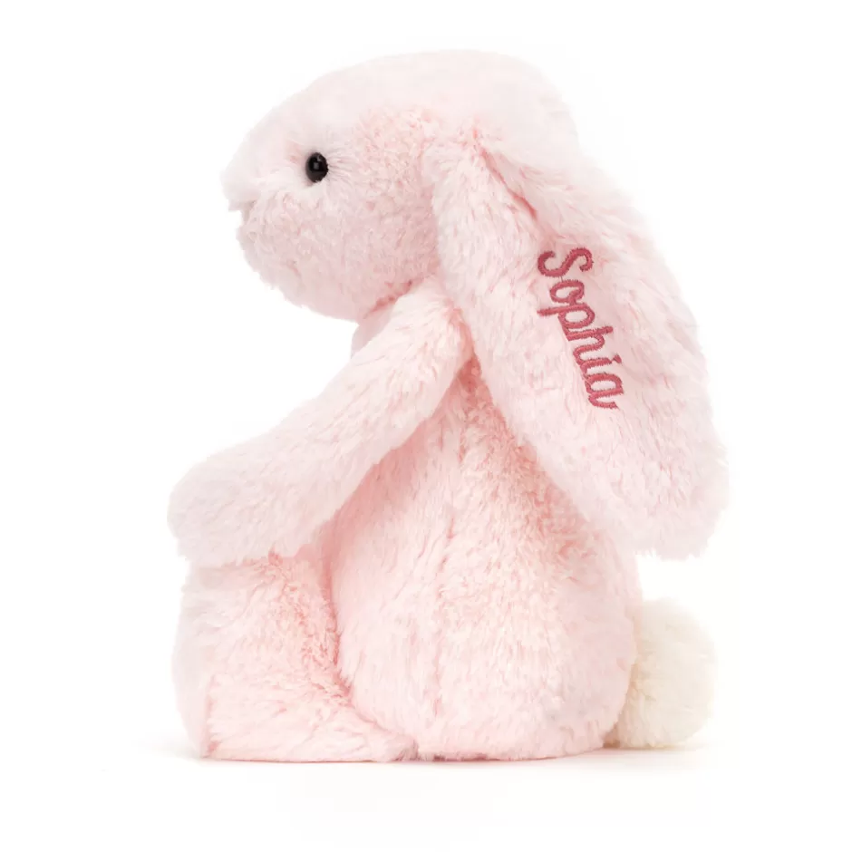 Jellycat Personalised Bunnies | Birthday Gifts<Personalised Bashful Pink Bunny Medium