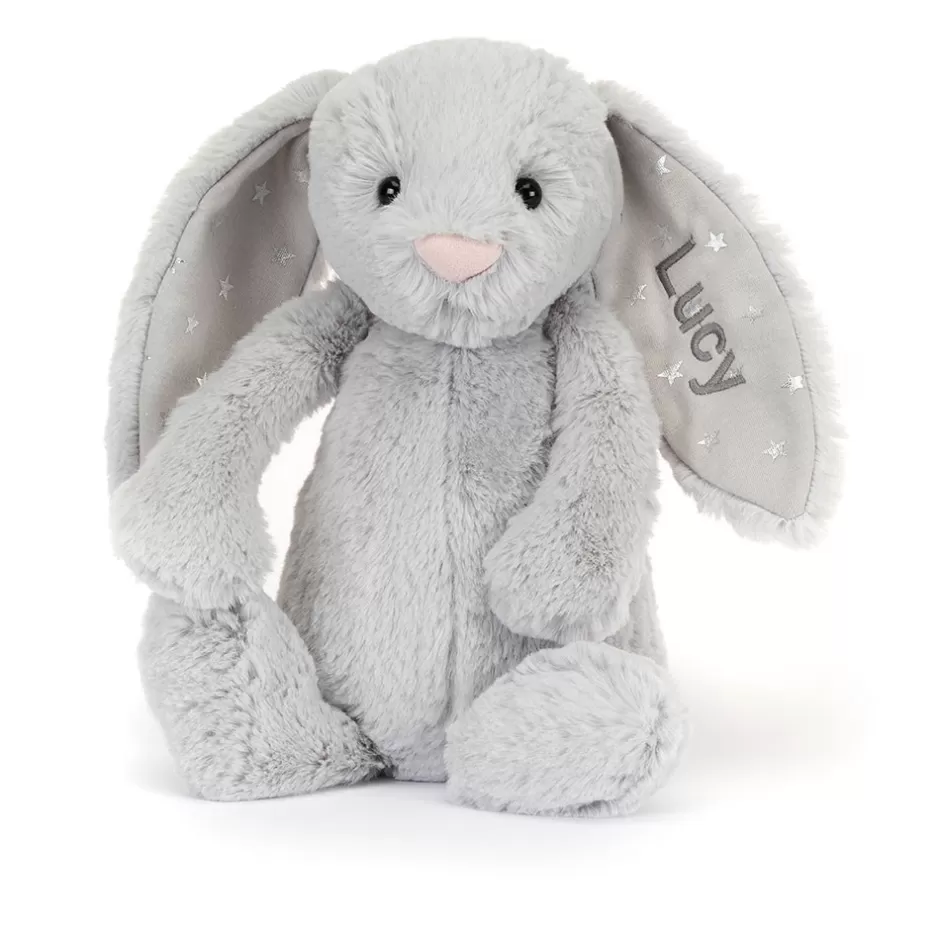 Jellycat Personalised Bunnies | Bashful Bunnies<Personalised Bashful Shimmer Bunny Medium