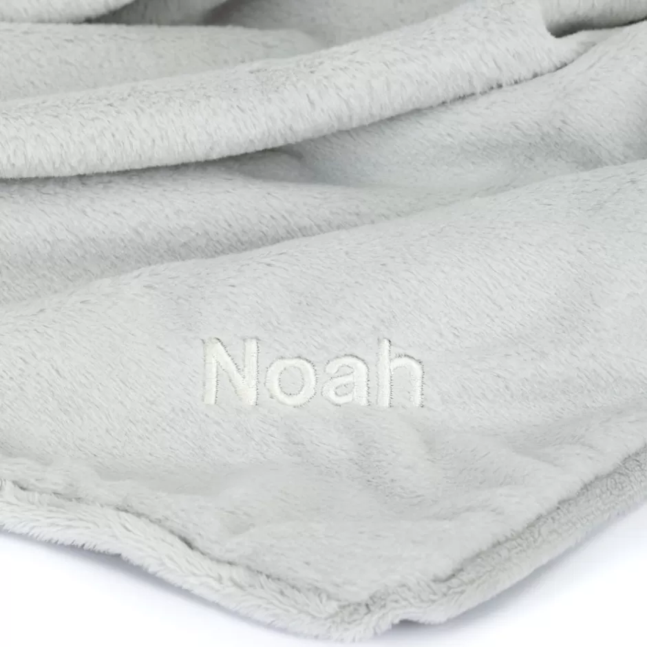 Jellycat Blankets, Comforters & Soothers | Personalised Baby<Personalised Bashful Silver Bunny Blankie