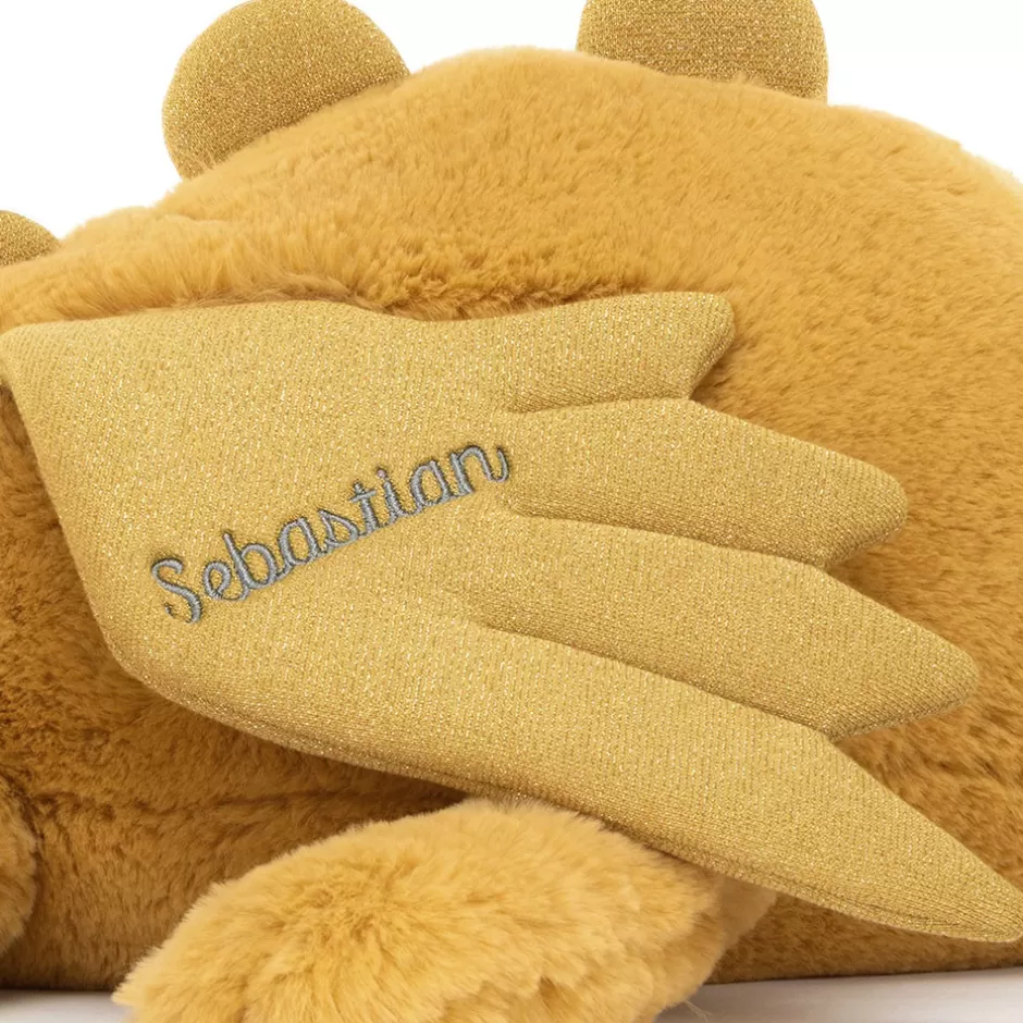 Jellycat Personalised Dragons | Birthday Gifts<Personalised Golden Dragon Huge