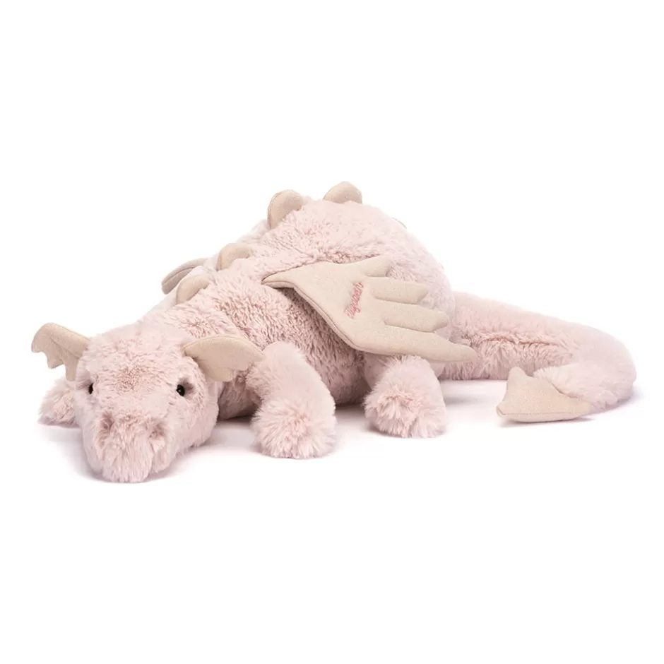 Jellycat Personalised Dragons | Personalised Gifts<Personalised Rose Dragon Huge