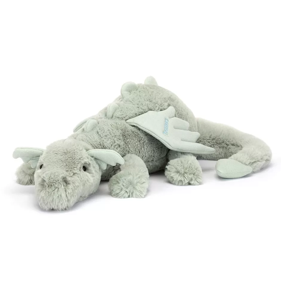 Jellycat Personalised Dragons | Personalised Gifts<Personalised Sage Dragon Huge