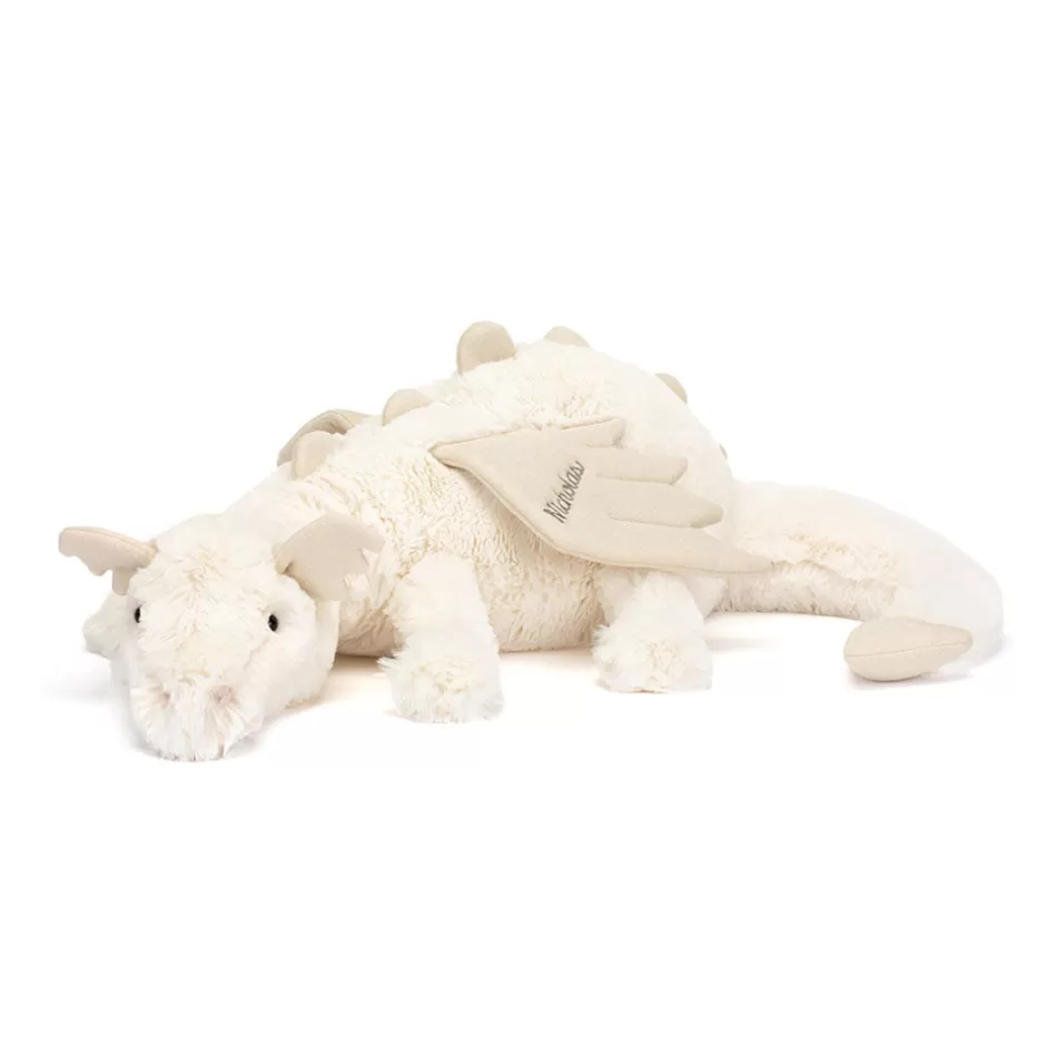 Jellycat Personalised Dragons | Personalised Gifts<Personalised Snow Dragon Huge