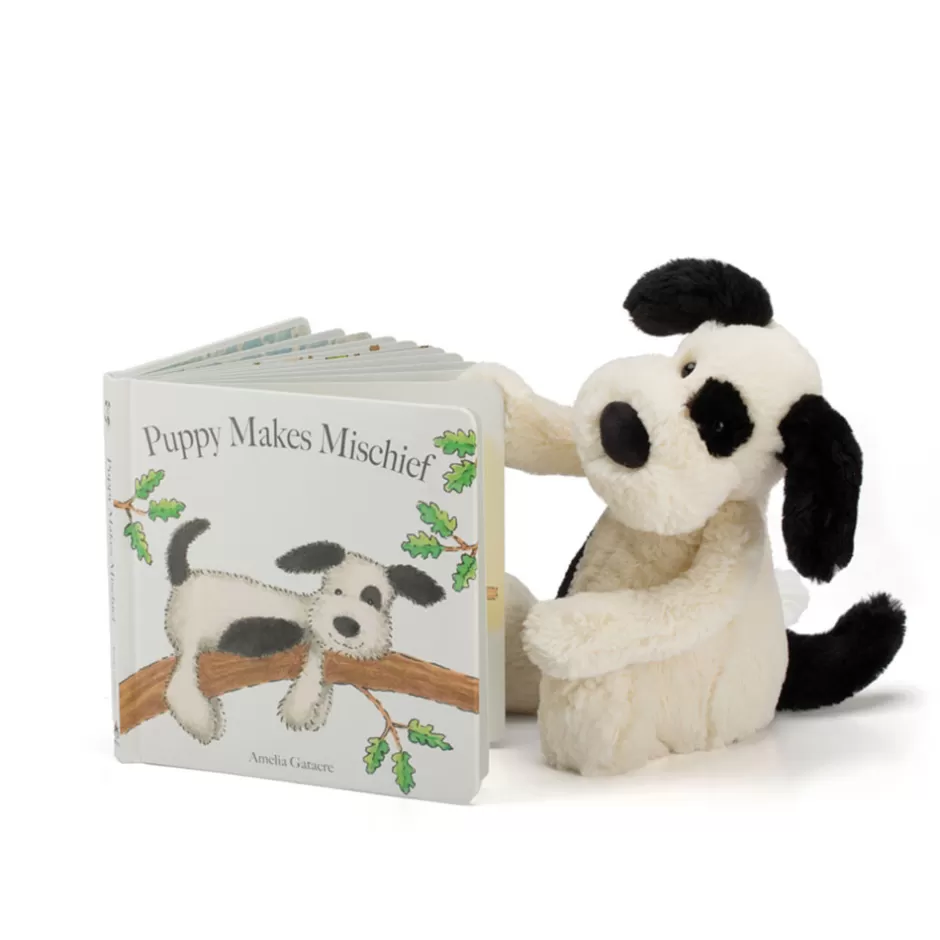 Jellycat Book & Toy Sets<Puppy Makes Mischief Book And Bashful Puppy Medium