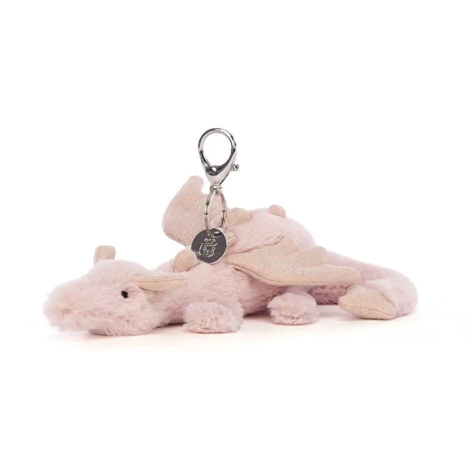 Jellycat Bag Charms<Rose Dragon Bag Charm