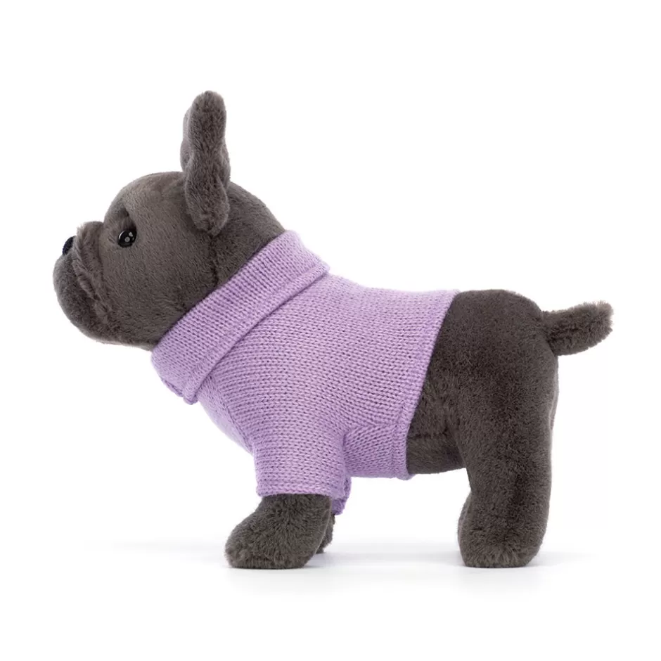 Jellycat Dogs & Puppies | Pets<Sweater French Bulldog Purple