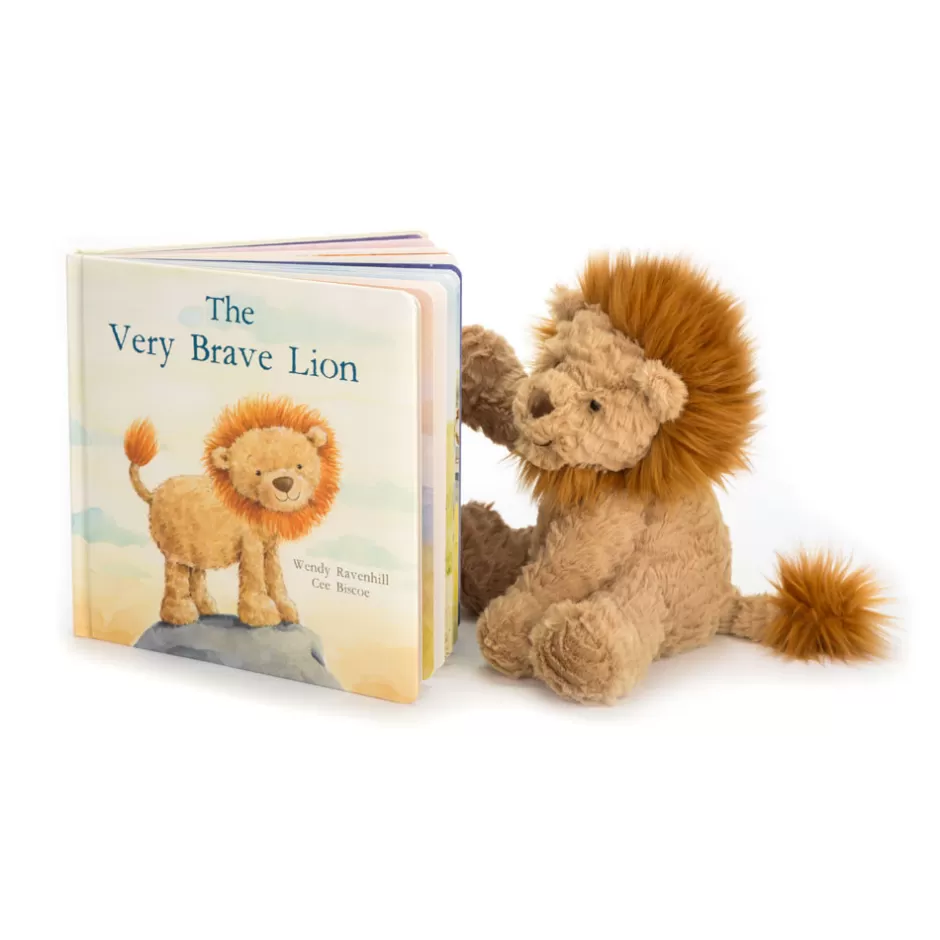 Jellycat Book & Toy Sets<The Very Brave Lion Book And Fuddlewuddle Lion Medium