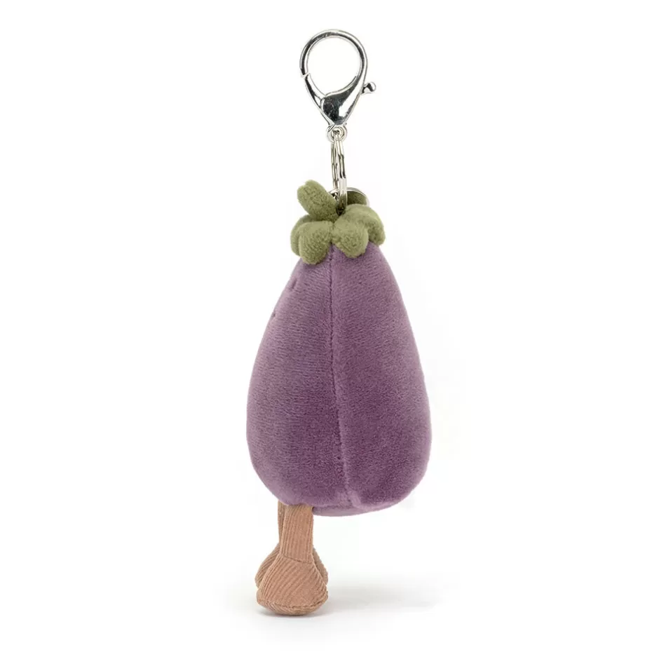 Jellycat Amuseables Food & Drink | Bag Charms<Vivacious Vegetable Aubergine Bag Charm